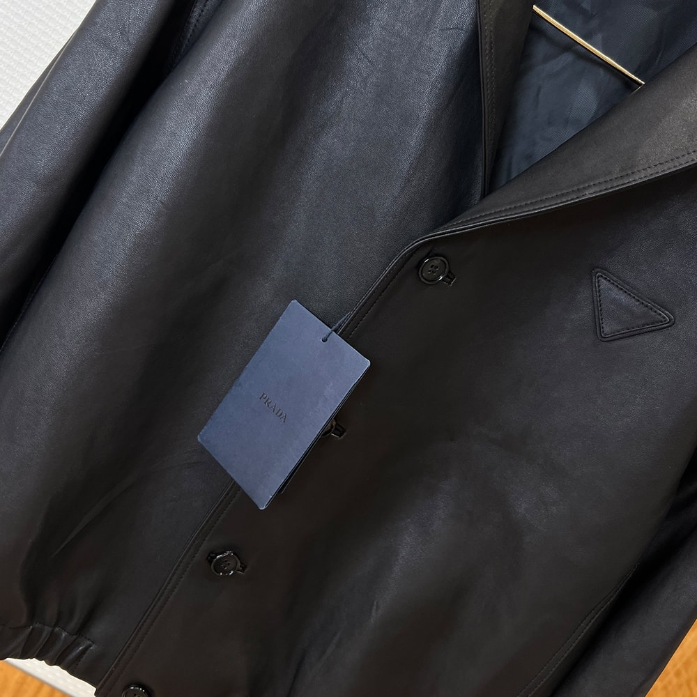 Pra*a UNISEX Genuine Leather COAT(size:46|48|50|52|54)
