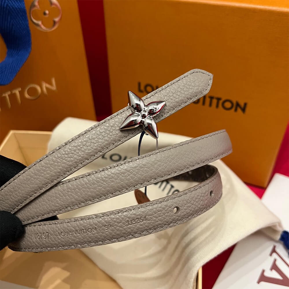 LV Mini Flowergram 15mm Reversible Belt