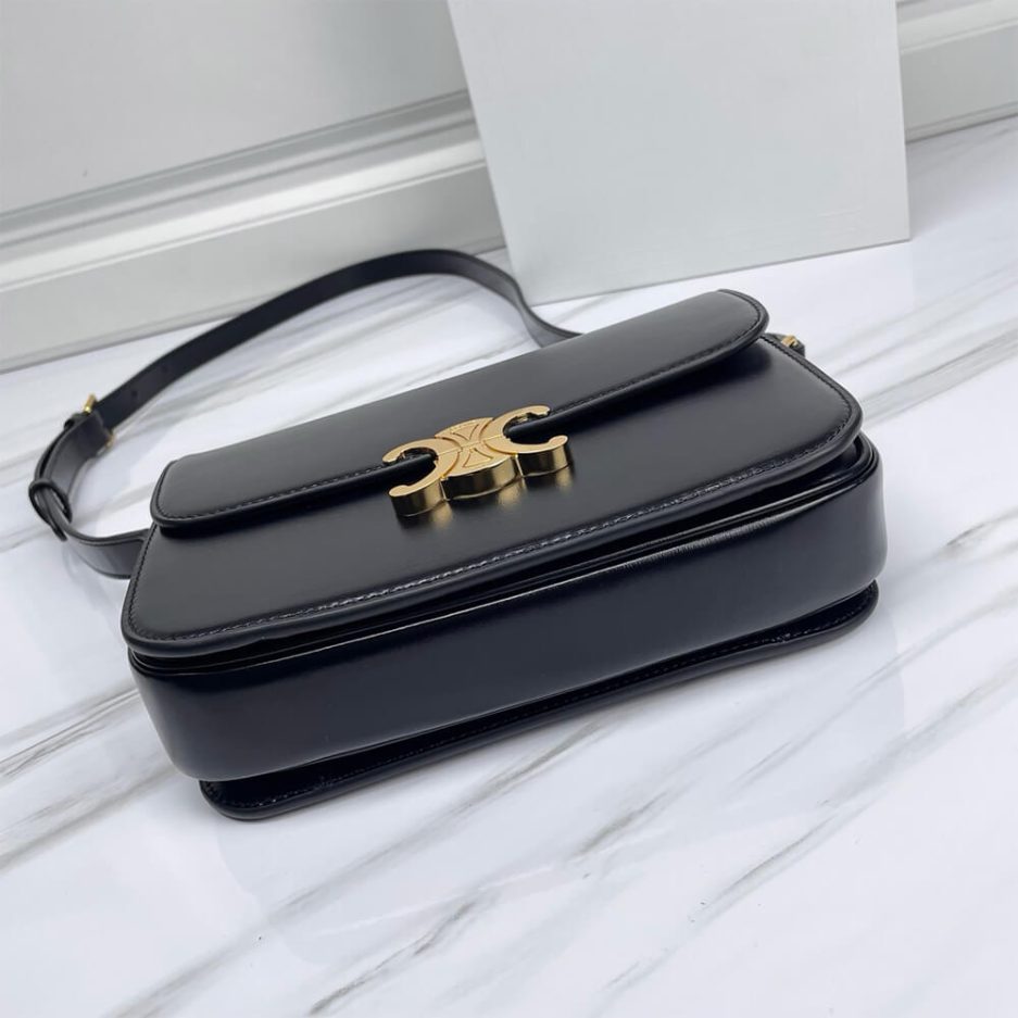 Ce1i*e CLASSIQUE TRIOMPHE BAG IN SHINY CALFSKIN(high-end grade)