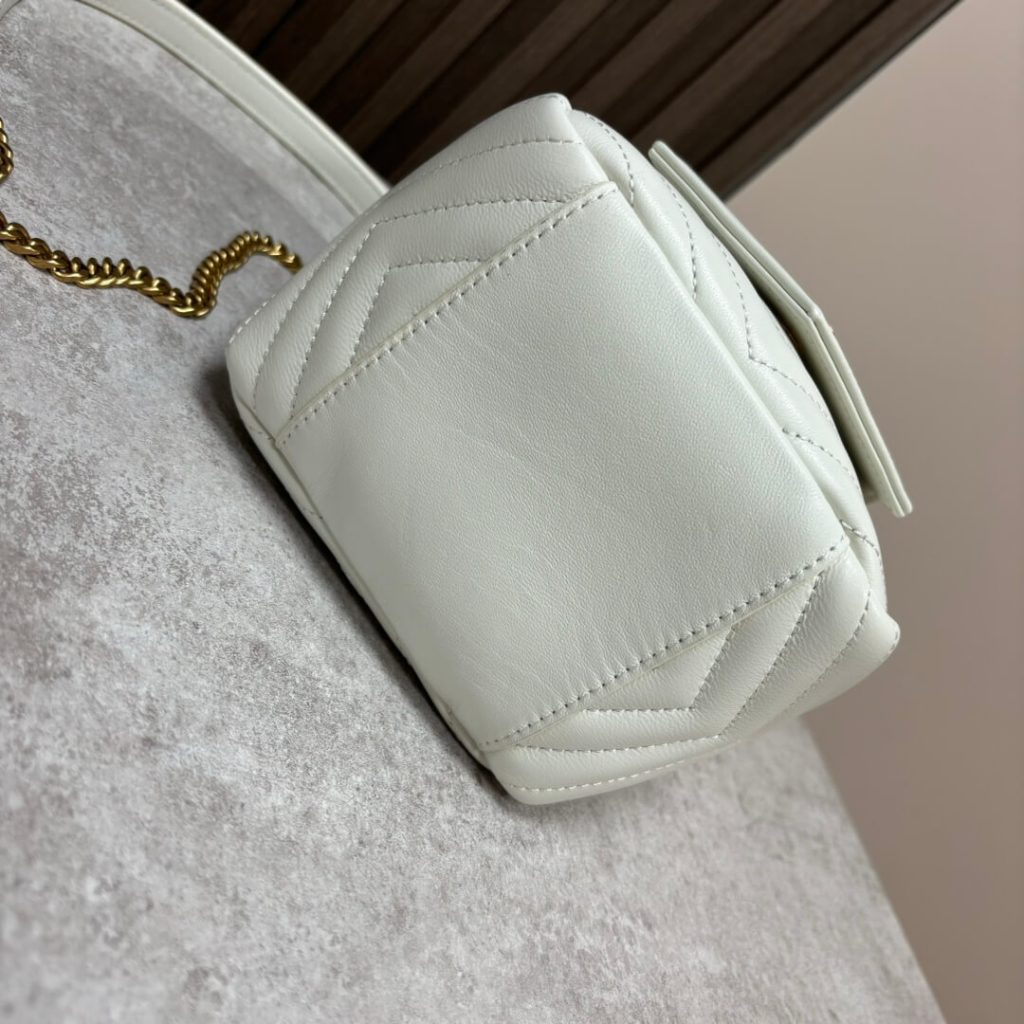 Y51 Joe quilted lambskin mini bucket bag