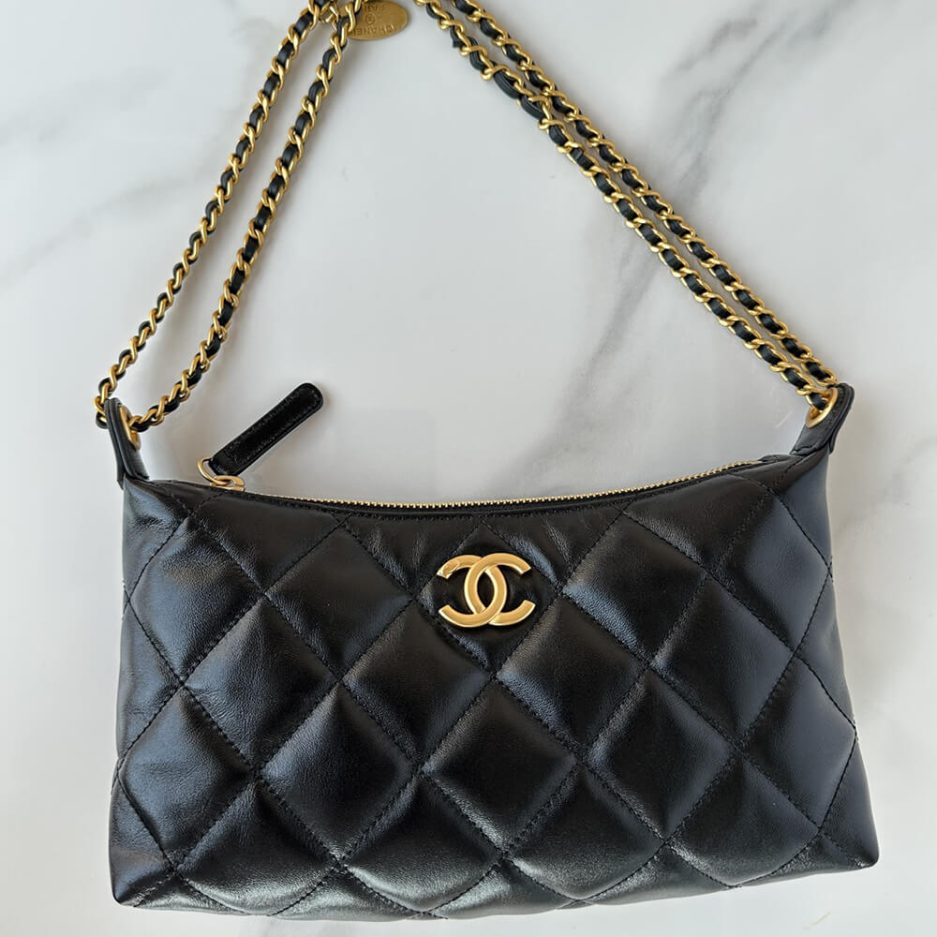 Ch**el SMALL Hobo Handbag
